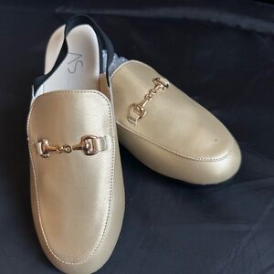 Men's Gold Slip-On Loafers